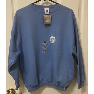 Russell Athletic Sweatshirt Crewneck Sz Youth XL Light Blue NWT Spot protection